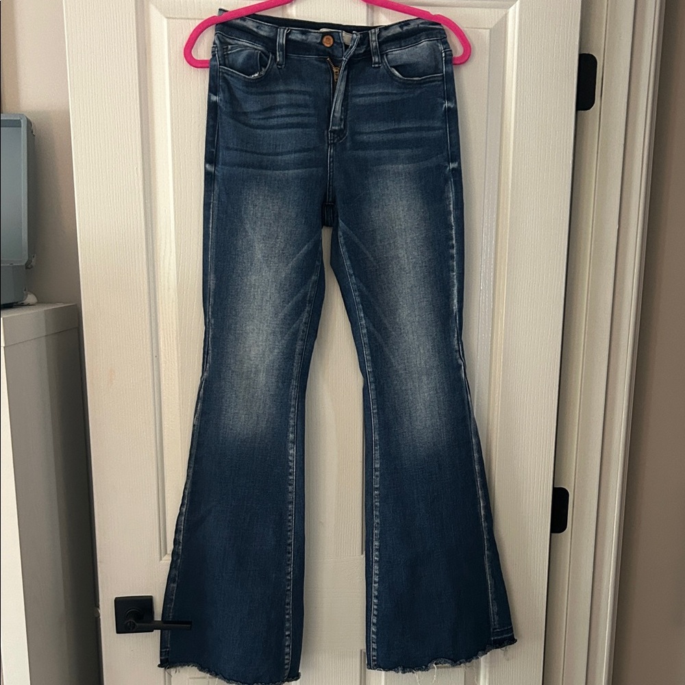 KanCan Dark Blue Flare Jeans